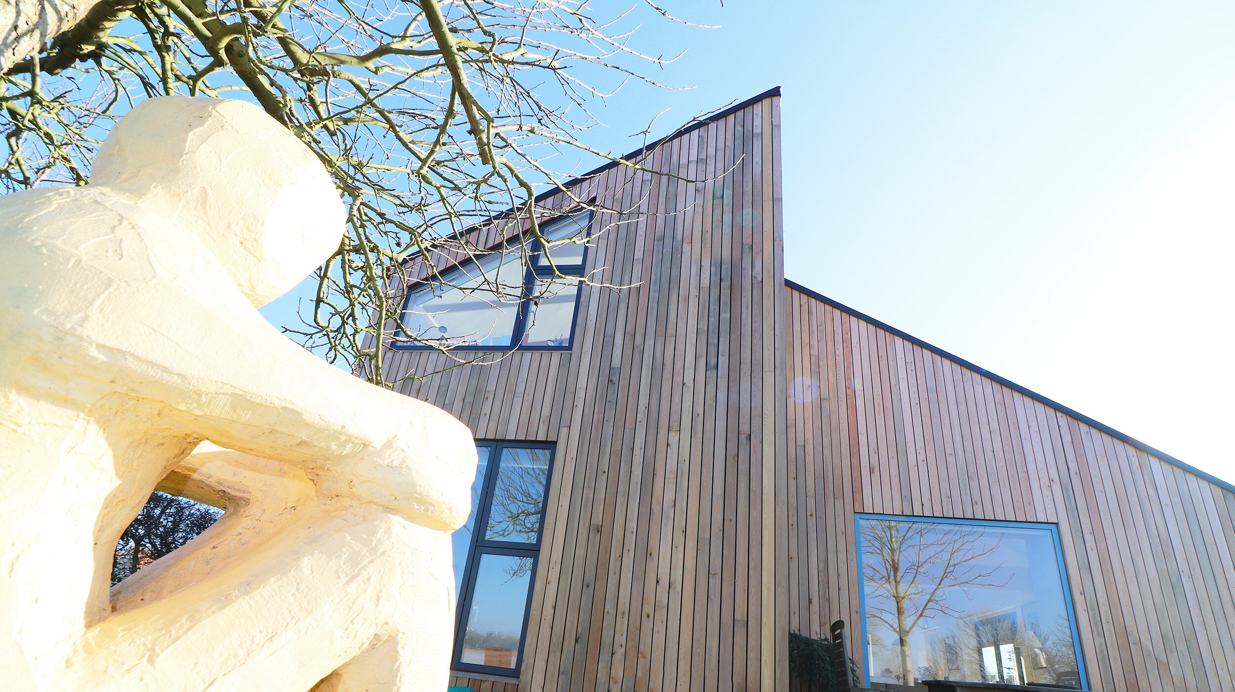 architecture meets art at this suffolk eco dwelling designed for a local artist