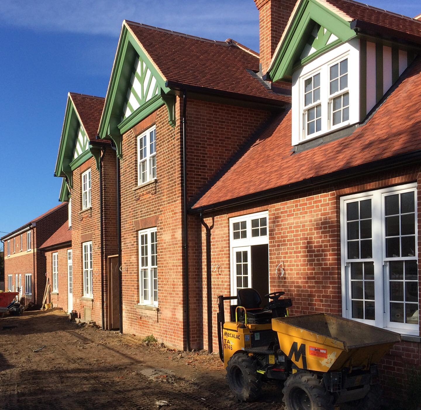 Former southwold hospital conversion to community uses and affordable flats is nearing completion. The original facade is nearly restored and landscaping about to commence