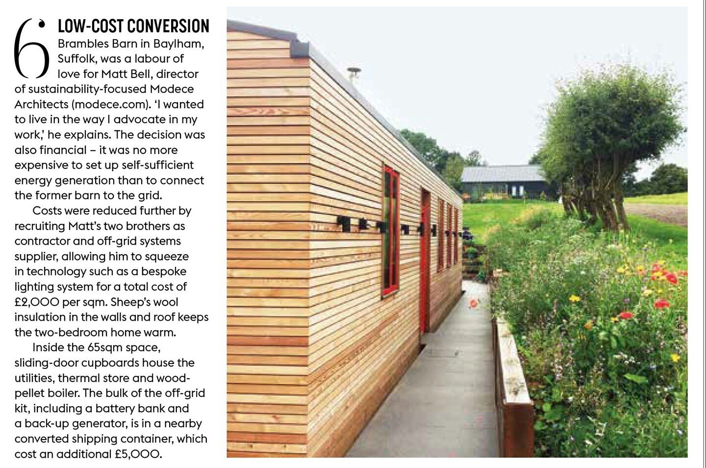 Pleased to see Brambles Barn in this months @GrandDesigns magazine!⠀
.⠀
.⠀
.⠀
.⠀
.⠀
#architecture #granddesigns #green #eco #sustainable #house #home #suffolk #eastanglia