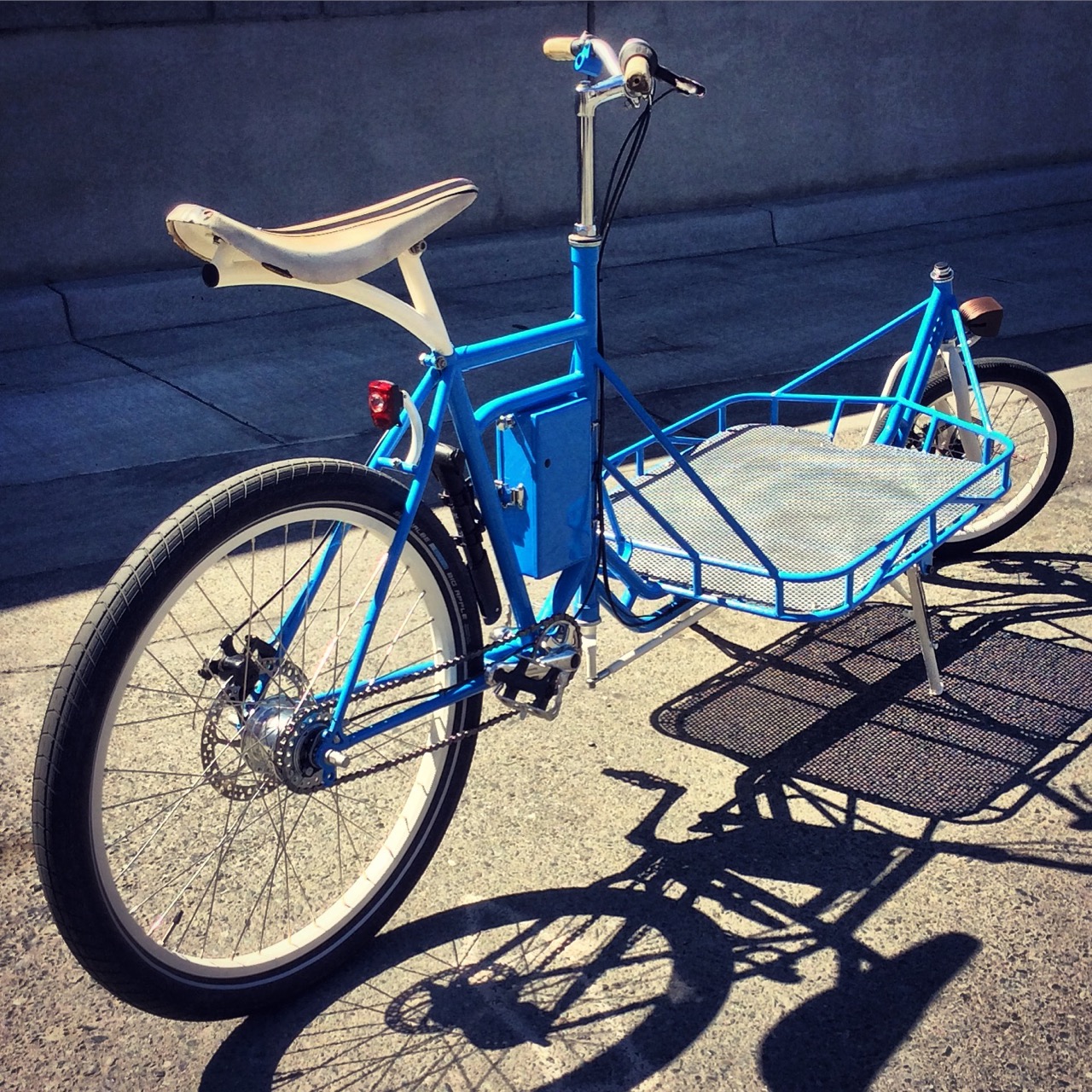  Custom built cargo bike. 