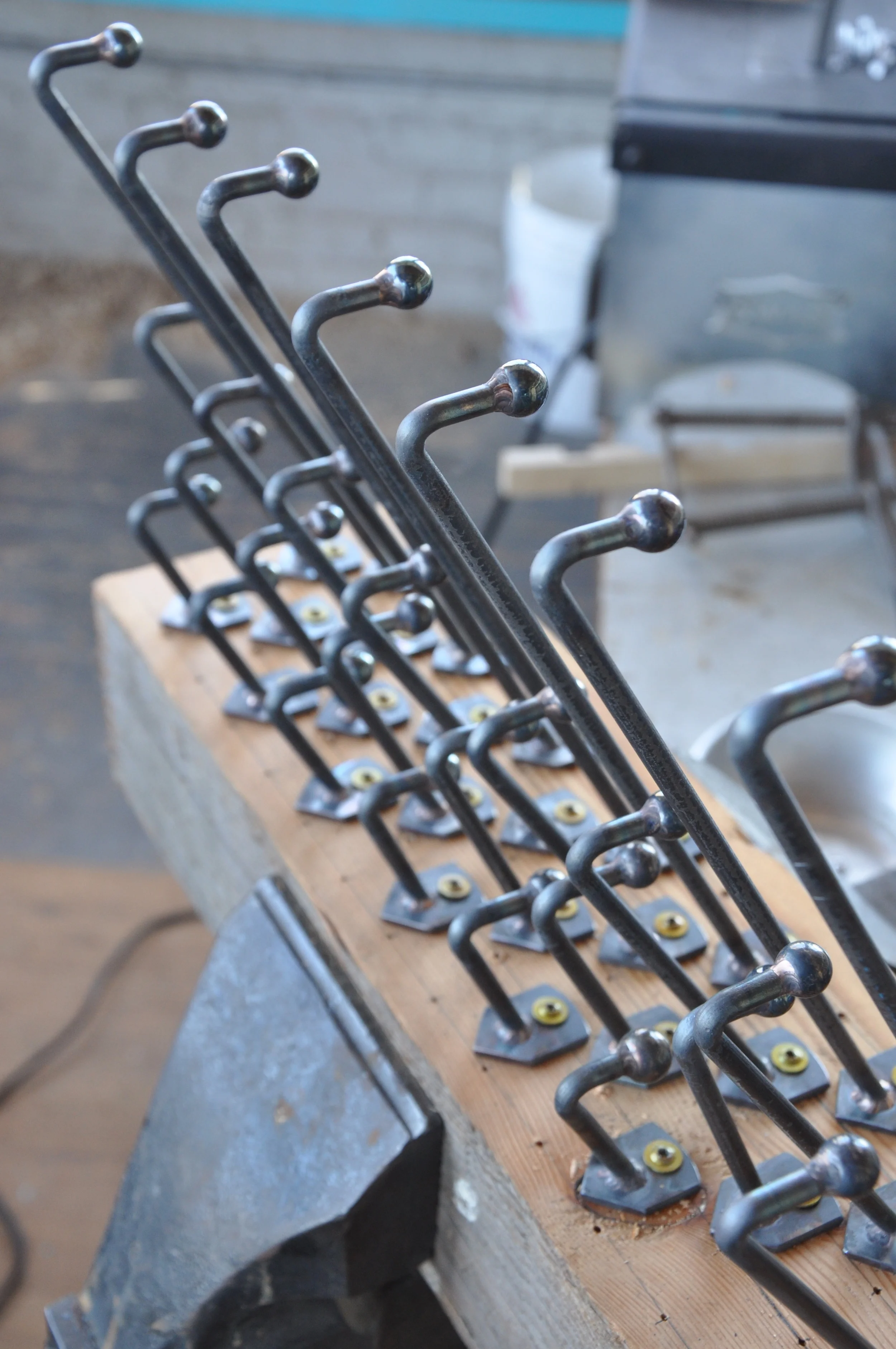  'Tou les Jours' hooks for Vestige Home, Philadelphia, PA. 