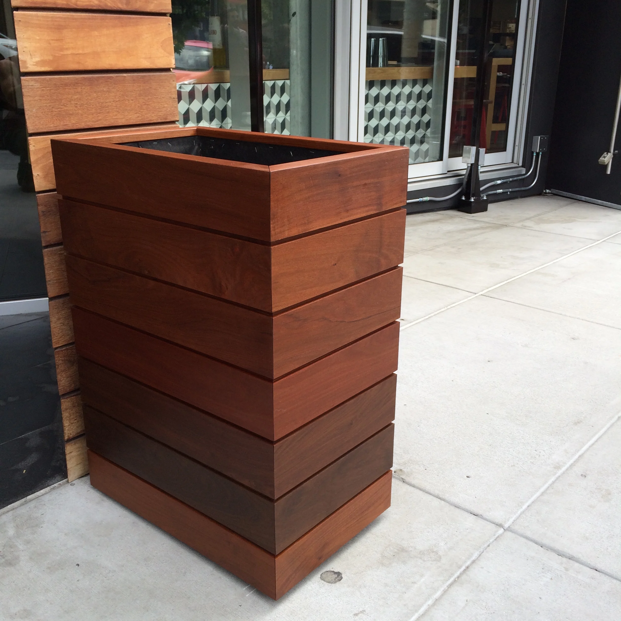 Custom Sidewalk Planter