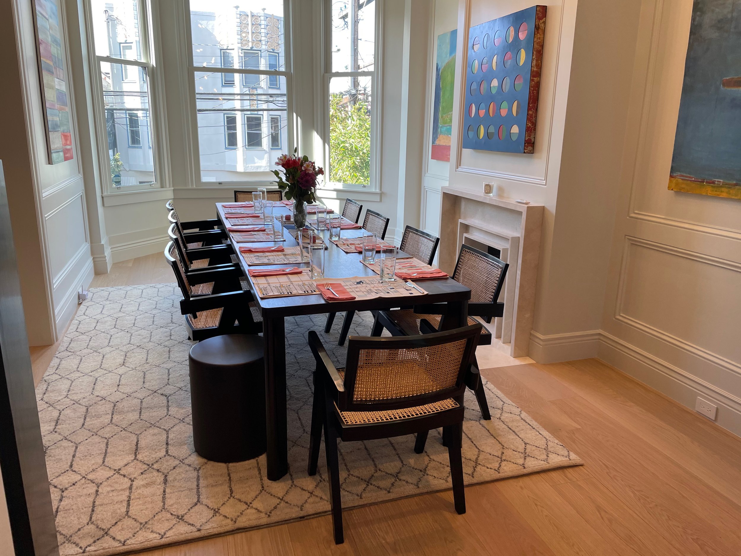 Steel table base. Design by Casey Ramirez