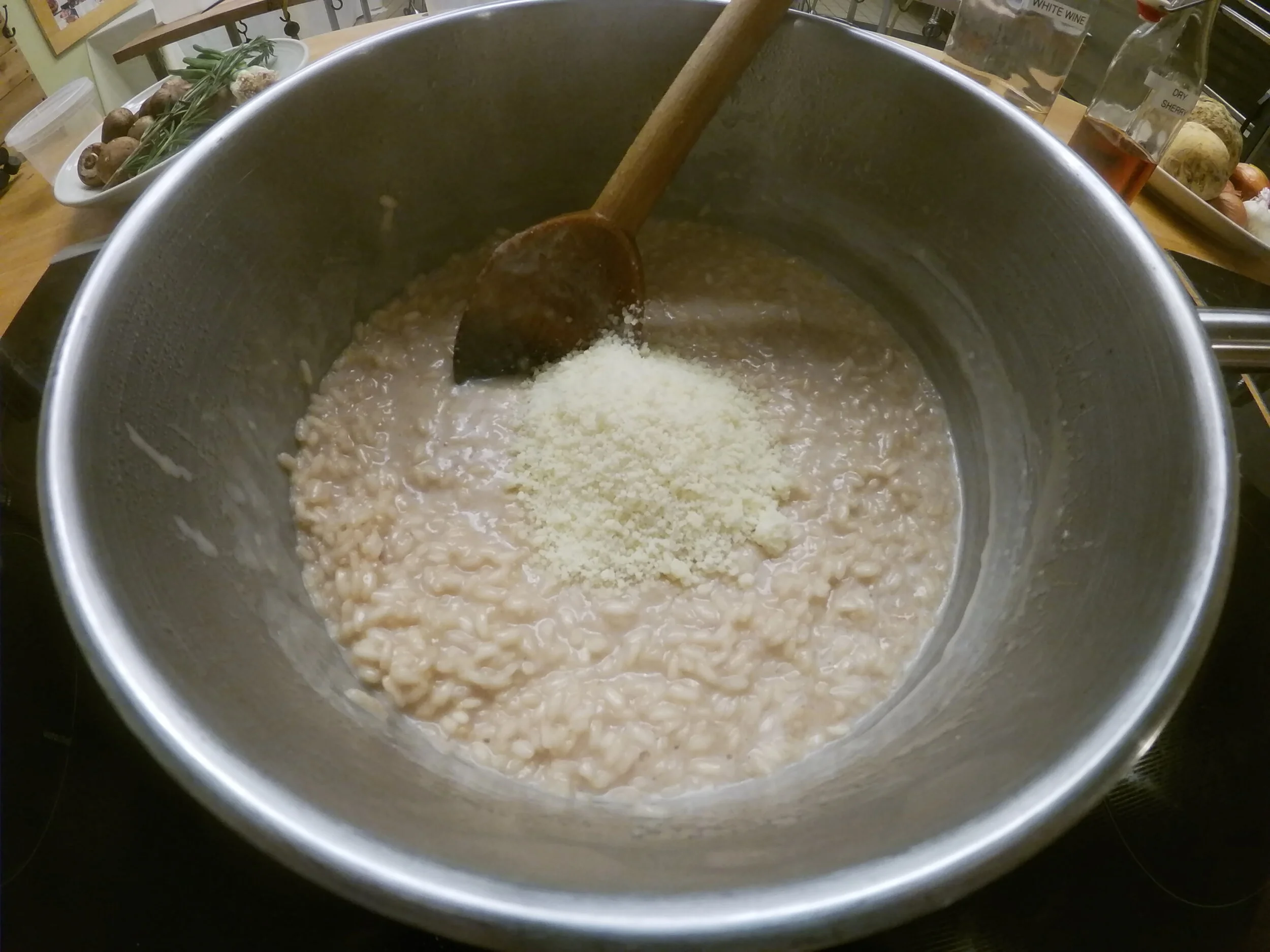 12. Add cheese and season