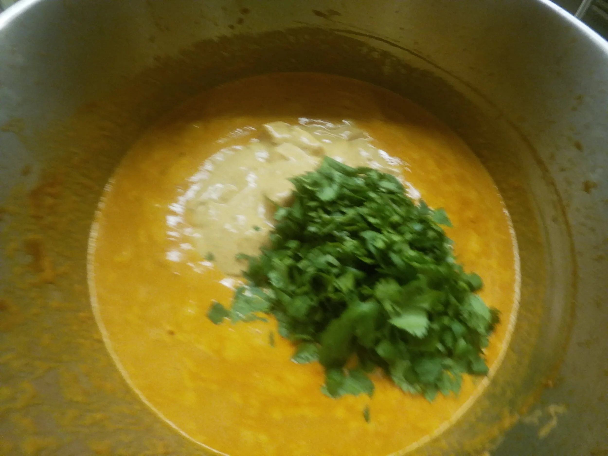 12. Add cilantro