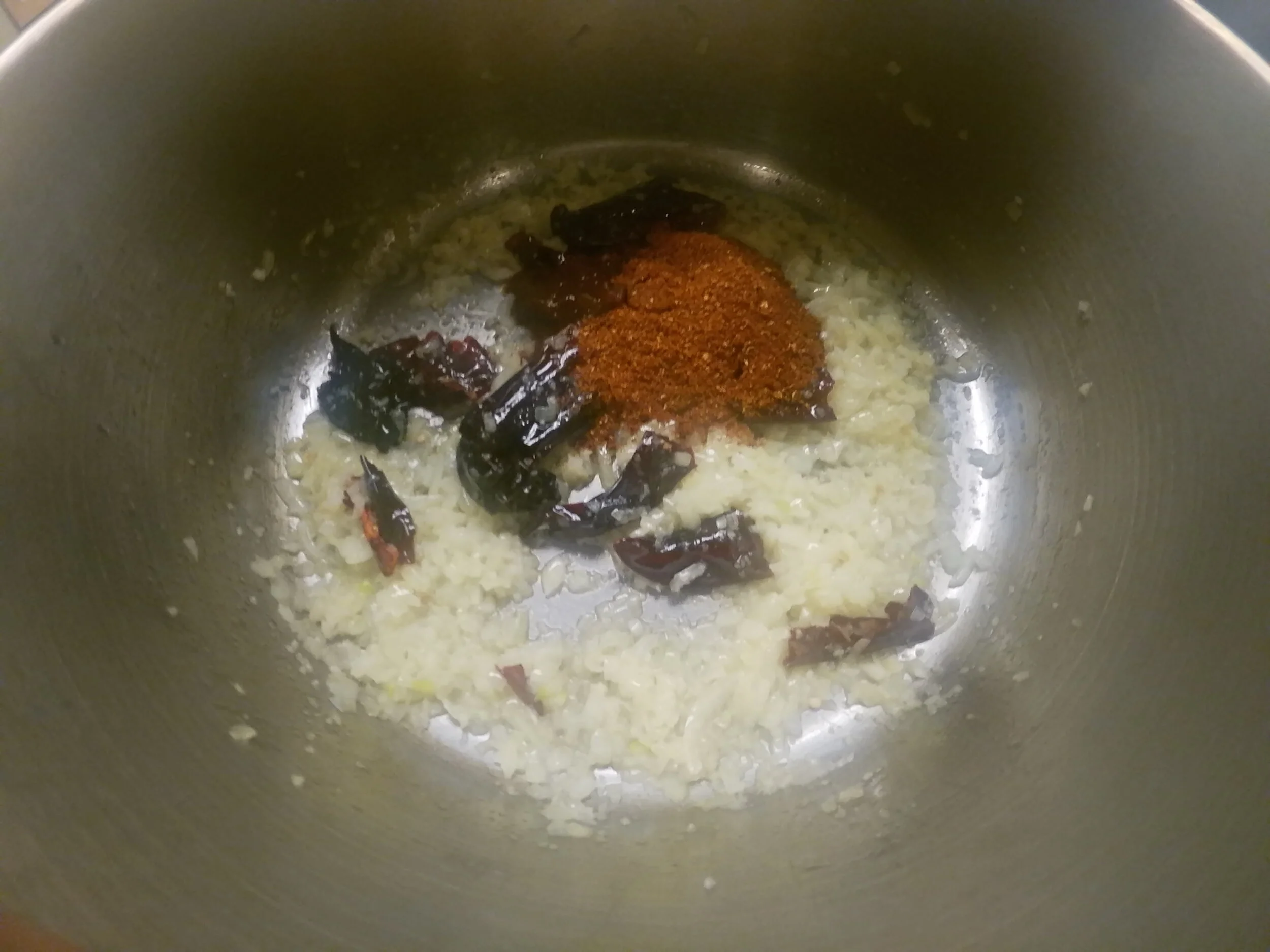 4. Add chipotle and spice mixture