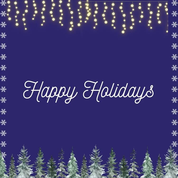 Closed for the Holidays 