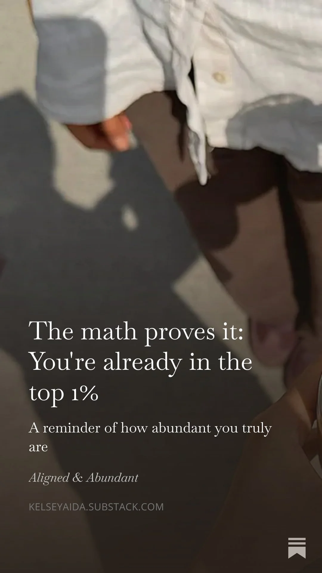 The math proves it: You're already in the top 1%