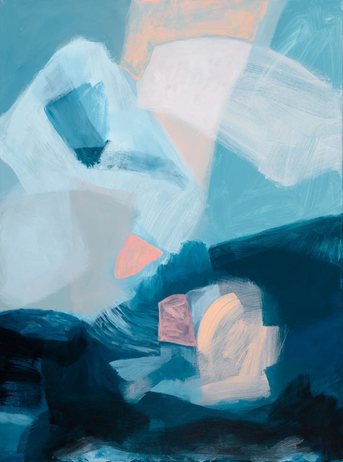 Crash, 2019, Acrylic on stretched canvas $300 30 x 40 inches
