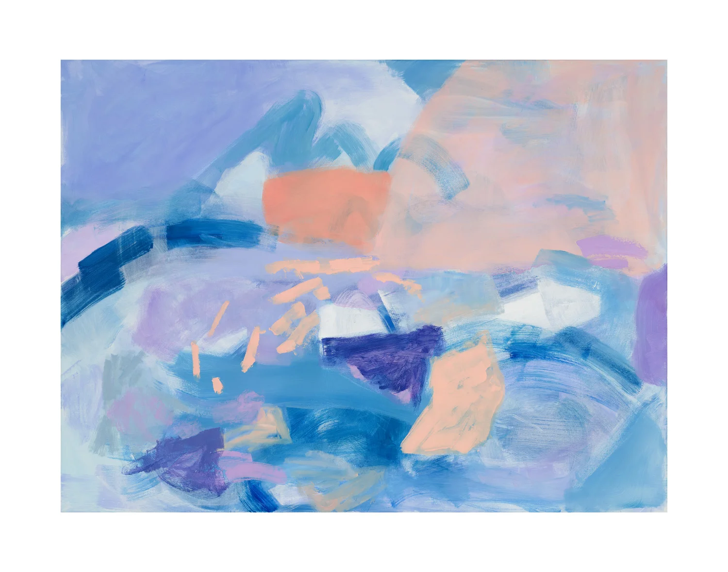 Coral , 2019, Acrylic on stretched canvas $450 30 x 40 inches