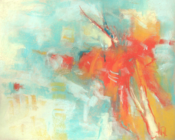 Warm Intuition 8″x10″, pastels