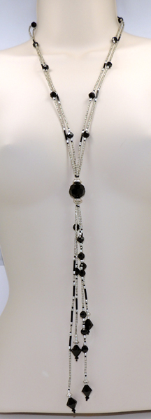 Fixed Rope Swarovski Crystal Necklace