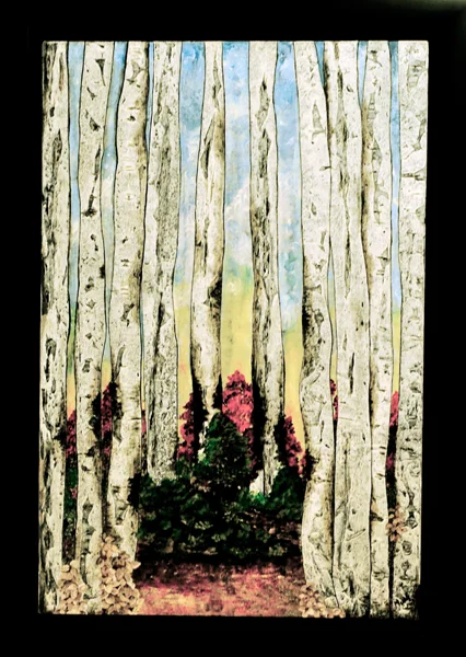 Heaven 35″x25″, mixed media on canvas