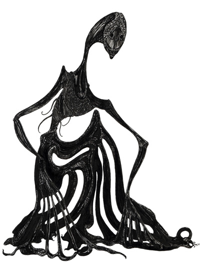 Henchman 14″x11″, Ink on paper