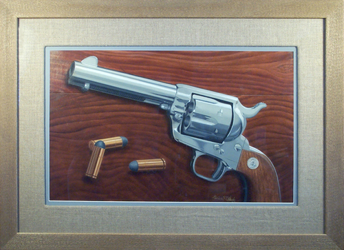 Navy Colt Oil on illustration board, 21"x29"