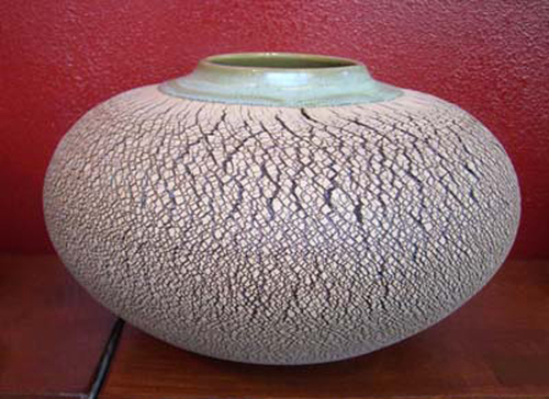Clay vessel 9″x21″