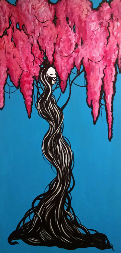 Guardian I Acrylic on canvas, 48"x24"