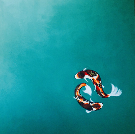 Life is Beautiful Acrylic on canvas, 36"x36'