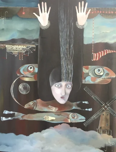 Who Am I Acrylic on Canvas, 32"x24"