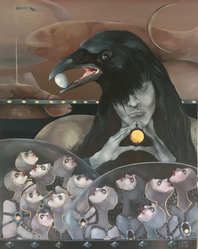 To Die and to Rise Acrylic on Canvas, 30"x24"