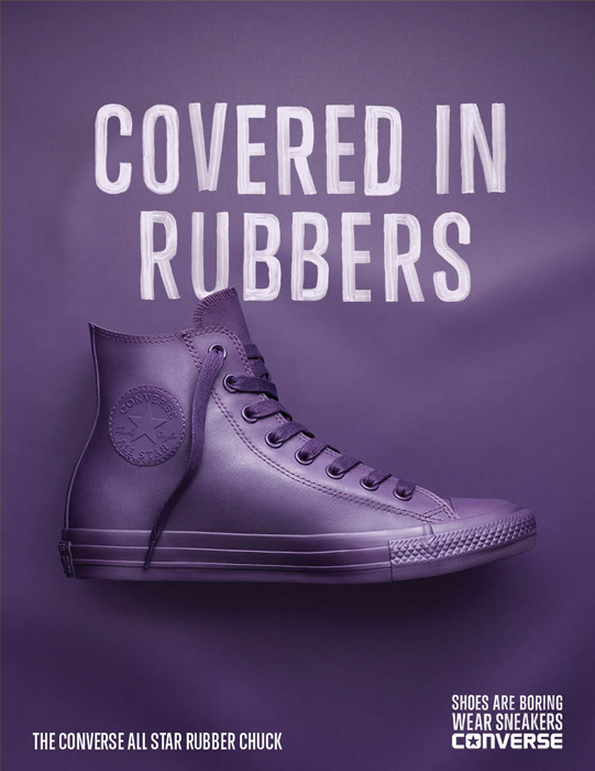 converse rubber nere