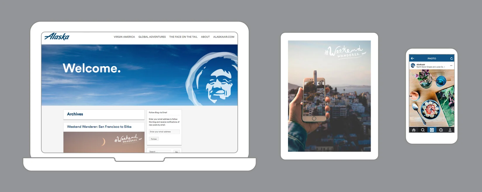 Alaska Airlines - Weekend Wanderer — Sparkloft Media