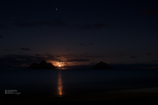 First light.