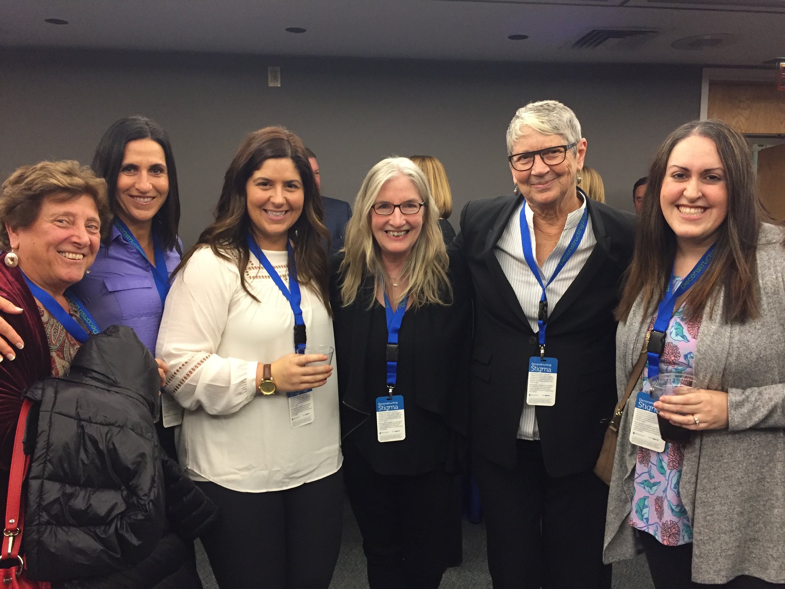 I was over the moon to see my doctor and nurses from Proctor 2. From left: Paula Burley, Nina McCloskey, Erica Skorupski, me, Dr. Sherry Winternitz, and Christina Lee.