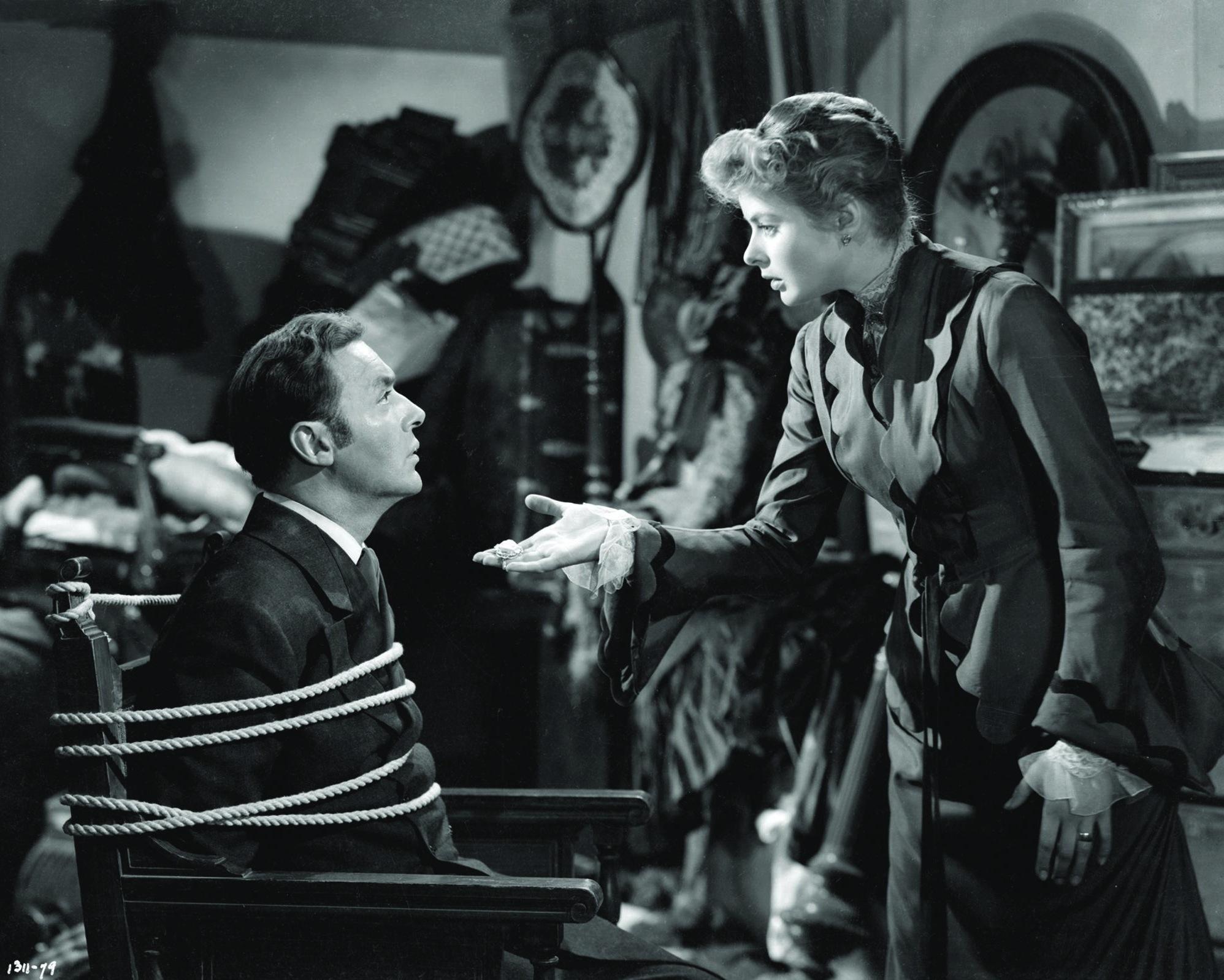 Ingrid Bergman and Charles Boyer in "Gaslight." MGM