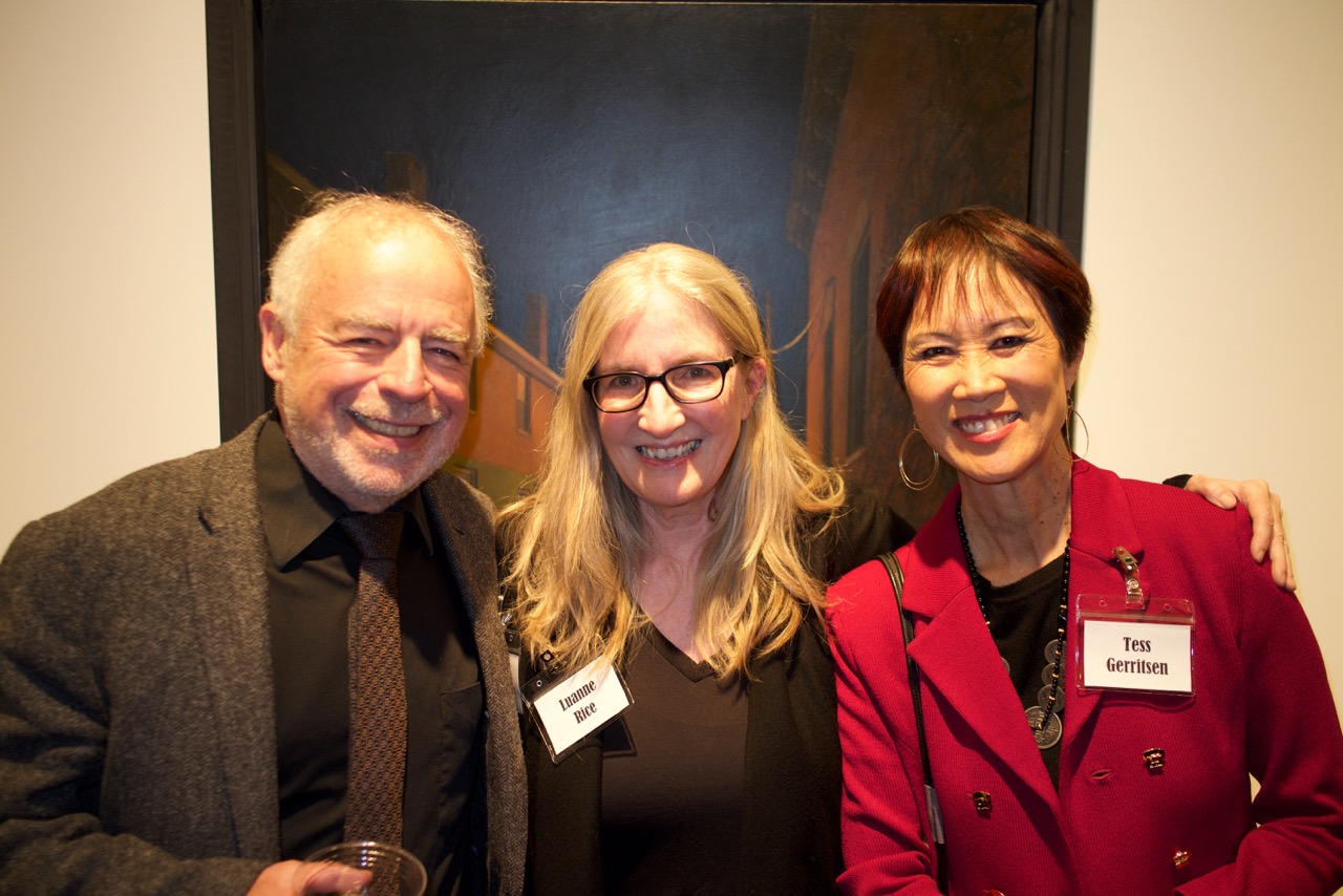 With Richard Russo and Tess Gerritsen (photo by Jacob Gerritsen)
