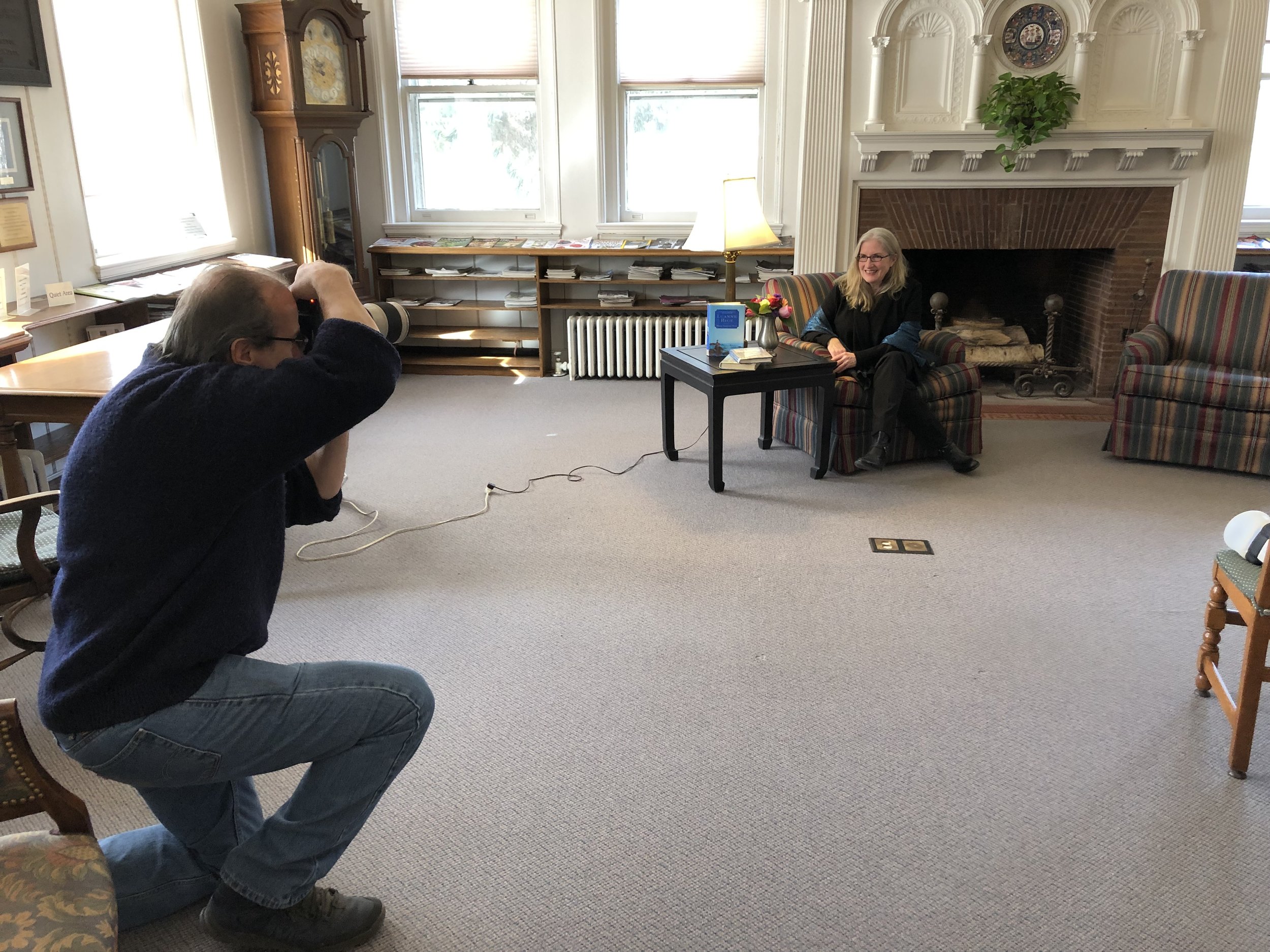 photo shoot with chris devlin