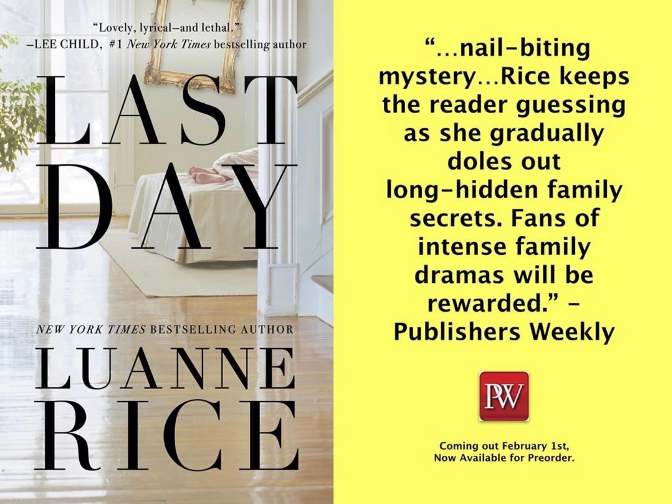 Publishers Weekly Review of LAST DAY