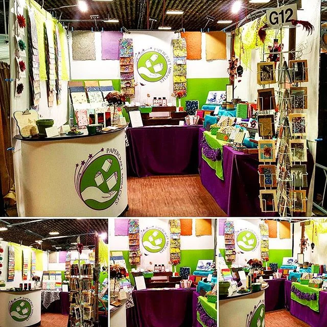 Here's my booth at the 100 American Craftsmen show at the Kenan Center in Lockport, NY!
