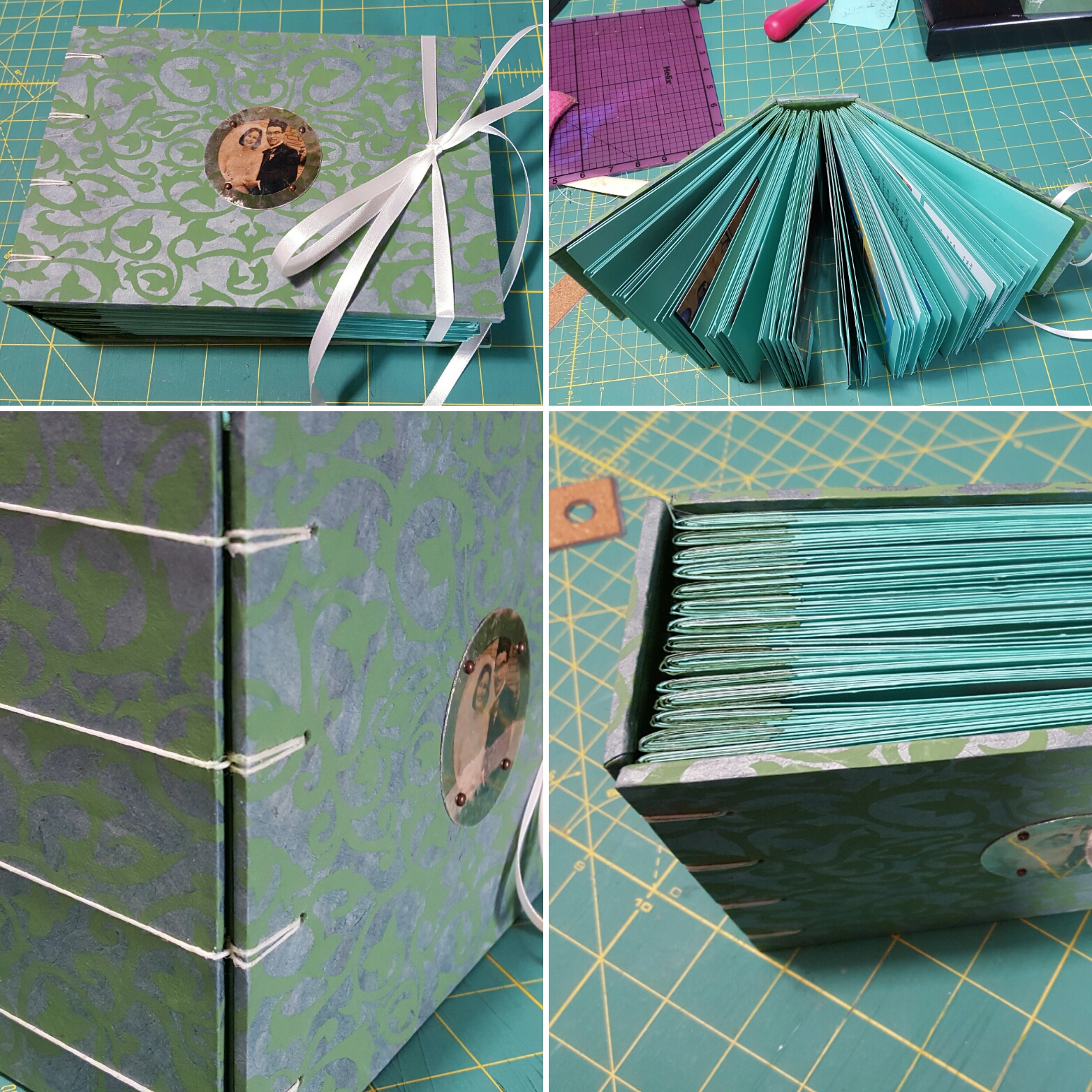 Secret Belgian Binding 50th Anniversary Wedding Memory Book. What a great project to be a part of!