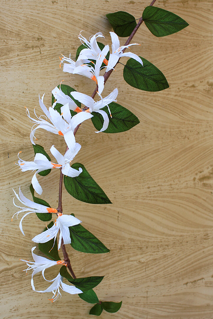 Dutch Iris Crepe Paper Flower Centerpiece Arrangement & Decoration for Sale  Buffalo — PAPERCRAFT MIRACLES LLC
