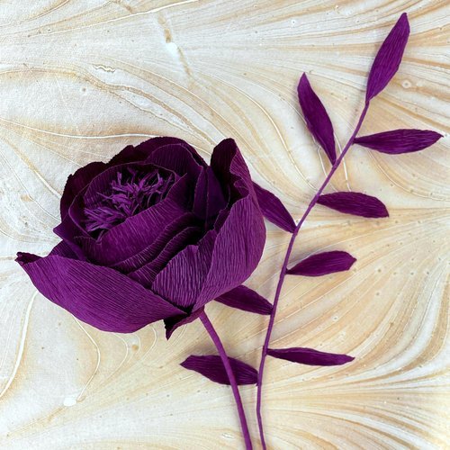 Heirloom Garden Crepe Paper Flower Centerpiece Arrangement & Decoration for  Sale Buffalo — PAPERCRAFT MIRACLES LLC
