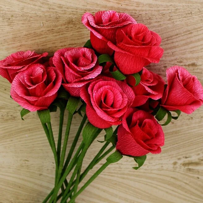 Handcrafted paper flowers and plants for sale — PAPERCRAFT MIRACLES LLC