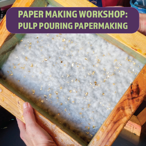 PAPERMAKING: PULP POURING HANDMADE PAPER