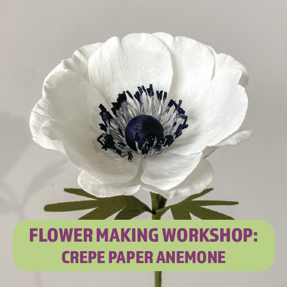 Beginners Crepe Paper Anemone Flower Making