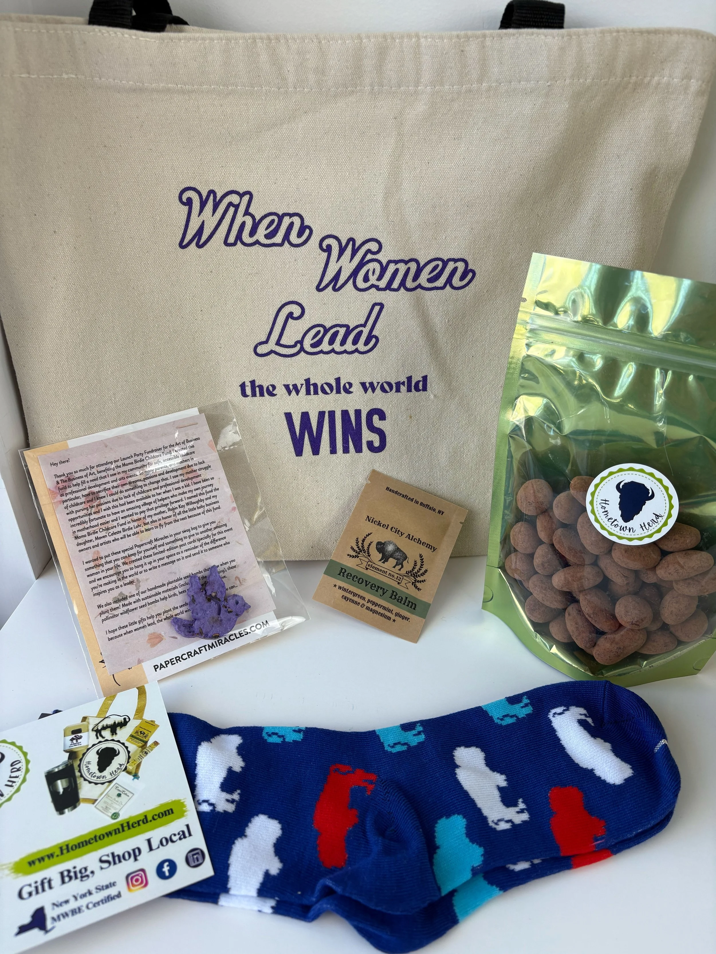 Sustainable swag bag for event