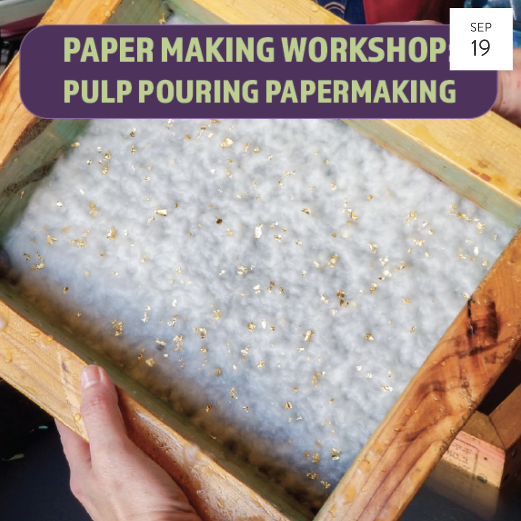 PAPERMAKING: PULP POURING HANDMADE PAPER