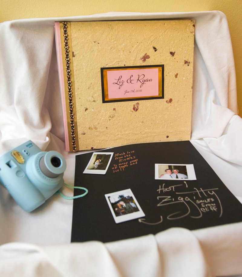 Photo Album Scrapbook Polaroid Photo Album for a Wedding as