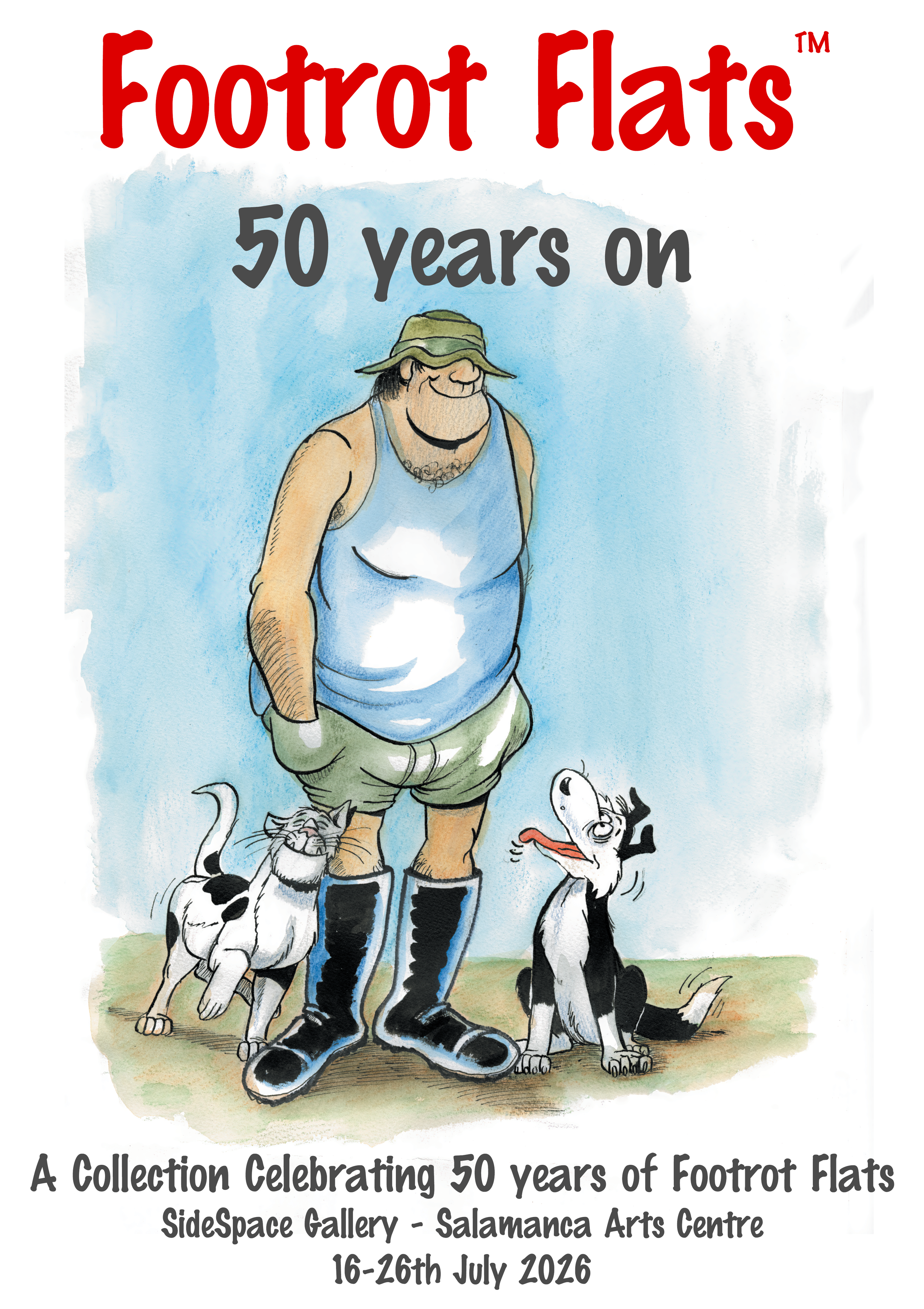 Footrot Flats 50 Years On - Limited edition Giclee/Fine Art Print
