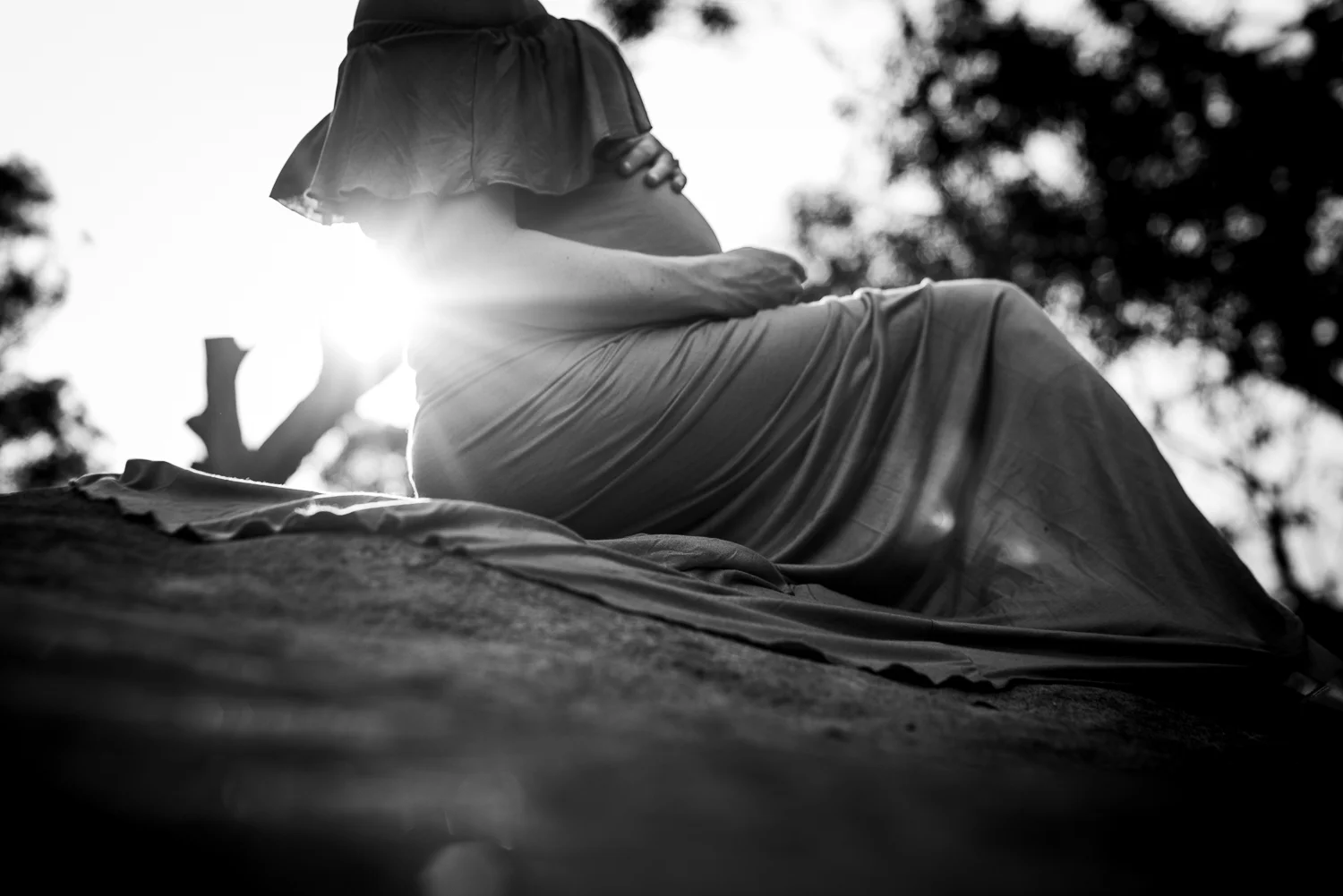 Sunset maternity portraits in Sydney - Cindy Cavanagh