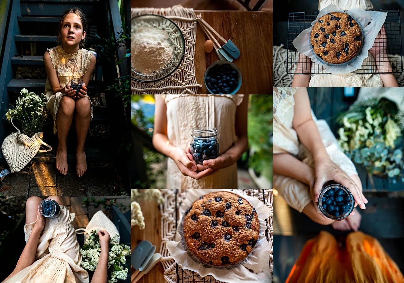  blueberry crumble cake