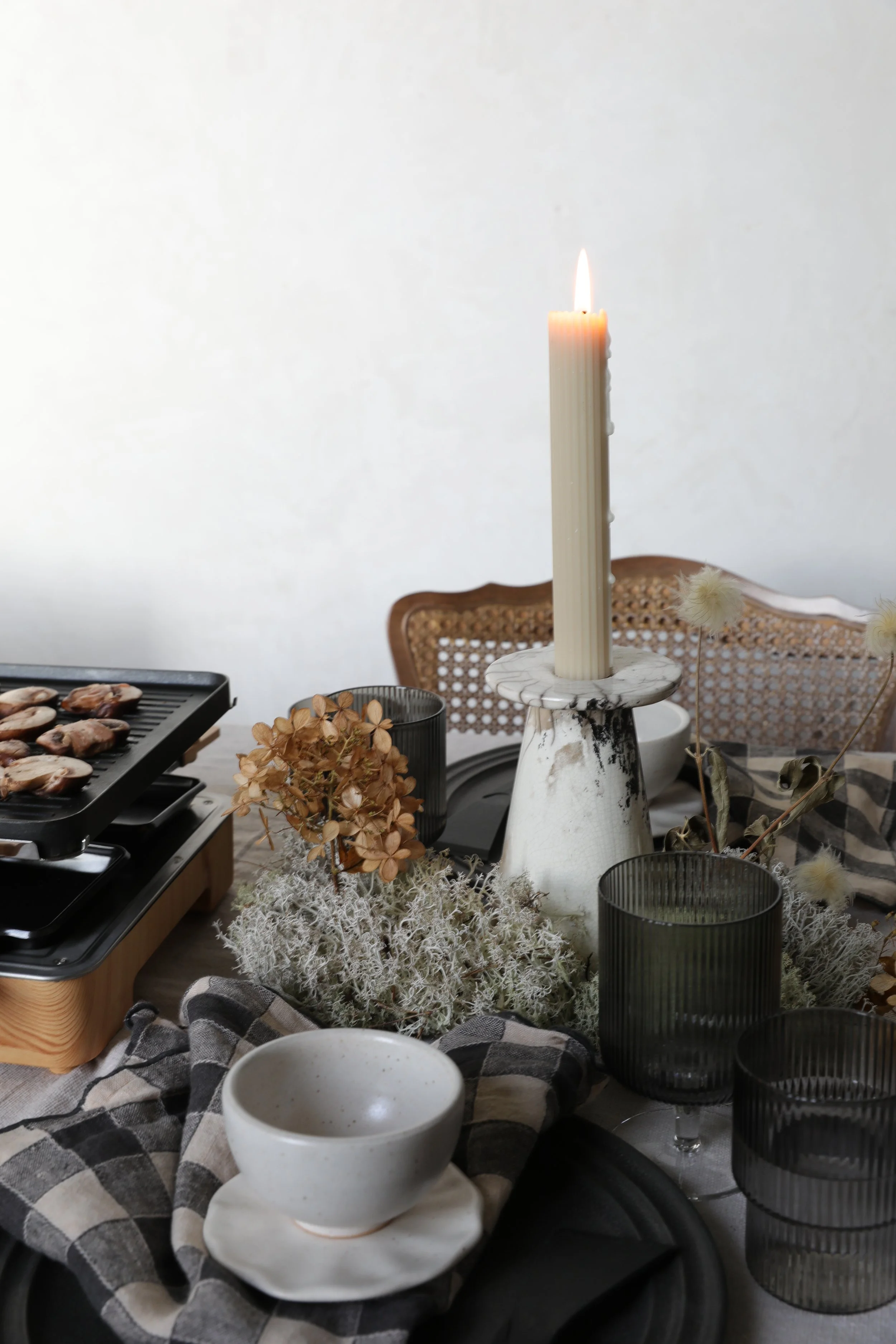 Raclette + A Cozy Tablescape