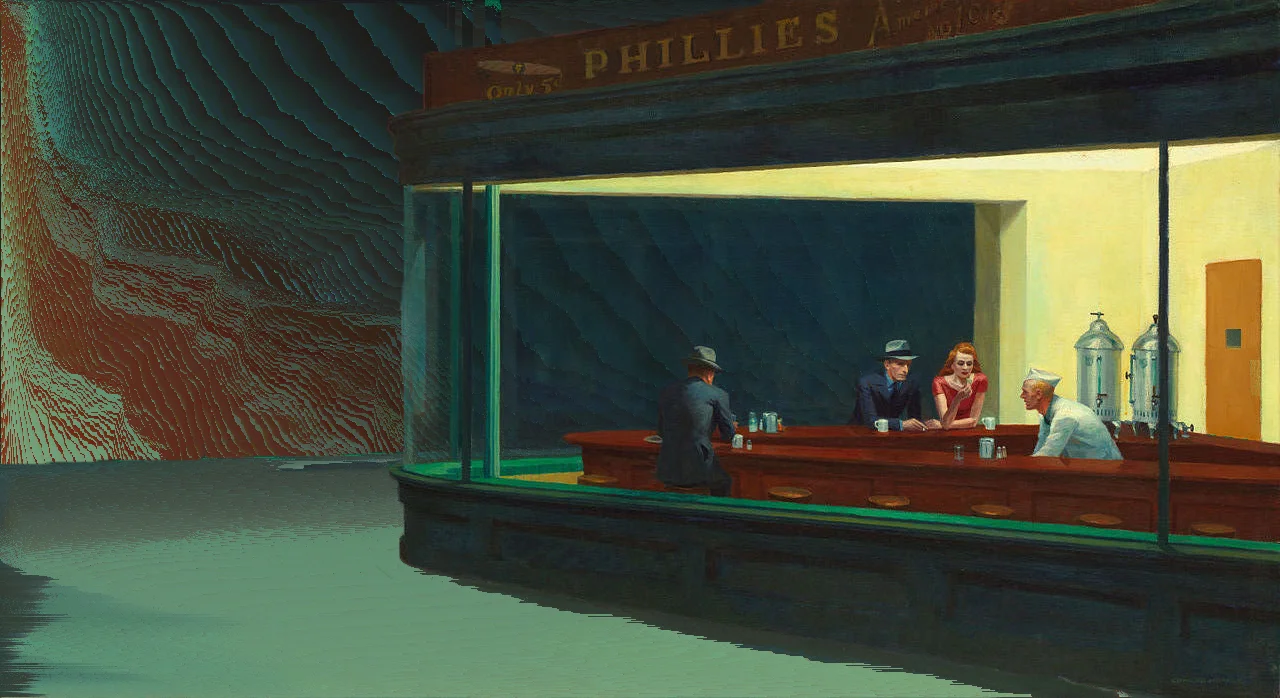 82/365 Edward Hopper’s “Nighthawks”