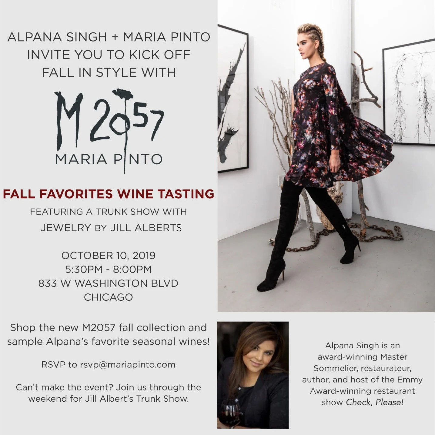 Fall Favorites Wine Tasting with Maria Pinto 