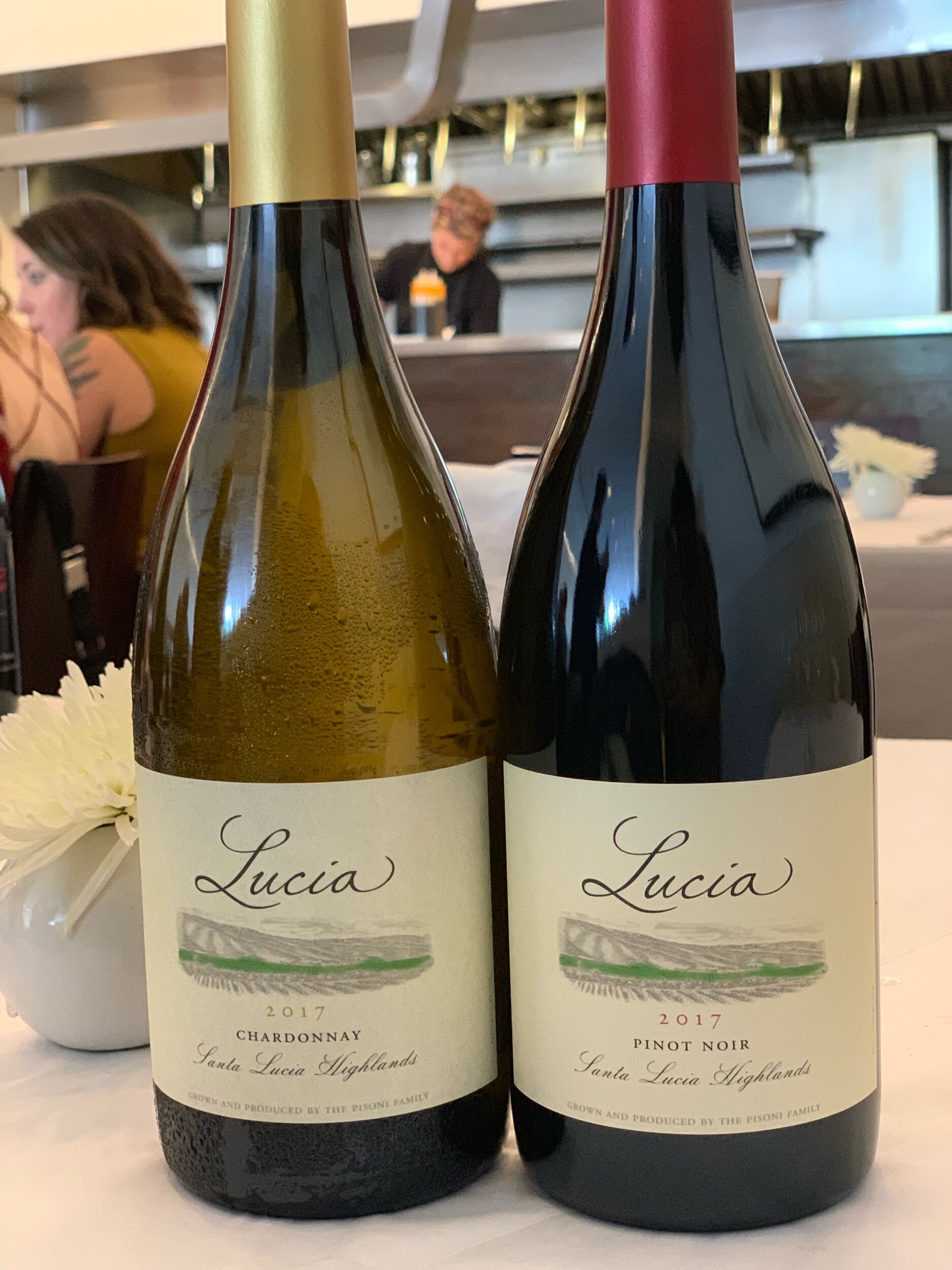 The Lucia Wines are made by the Pisoni Family.