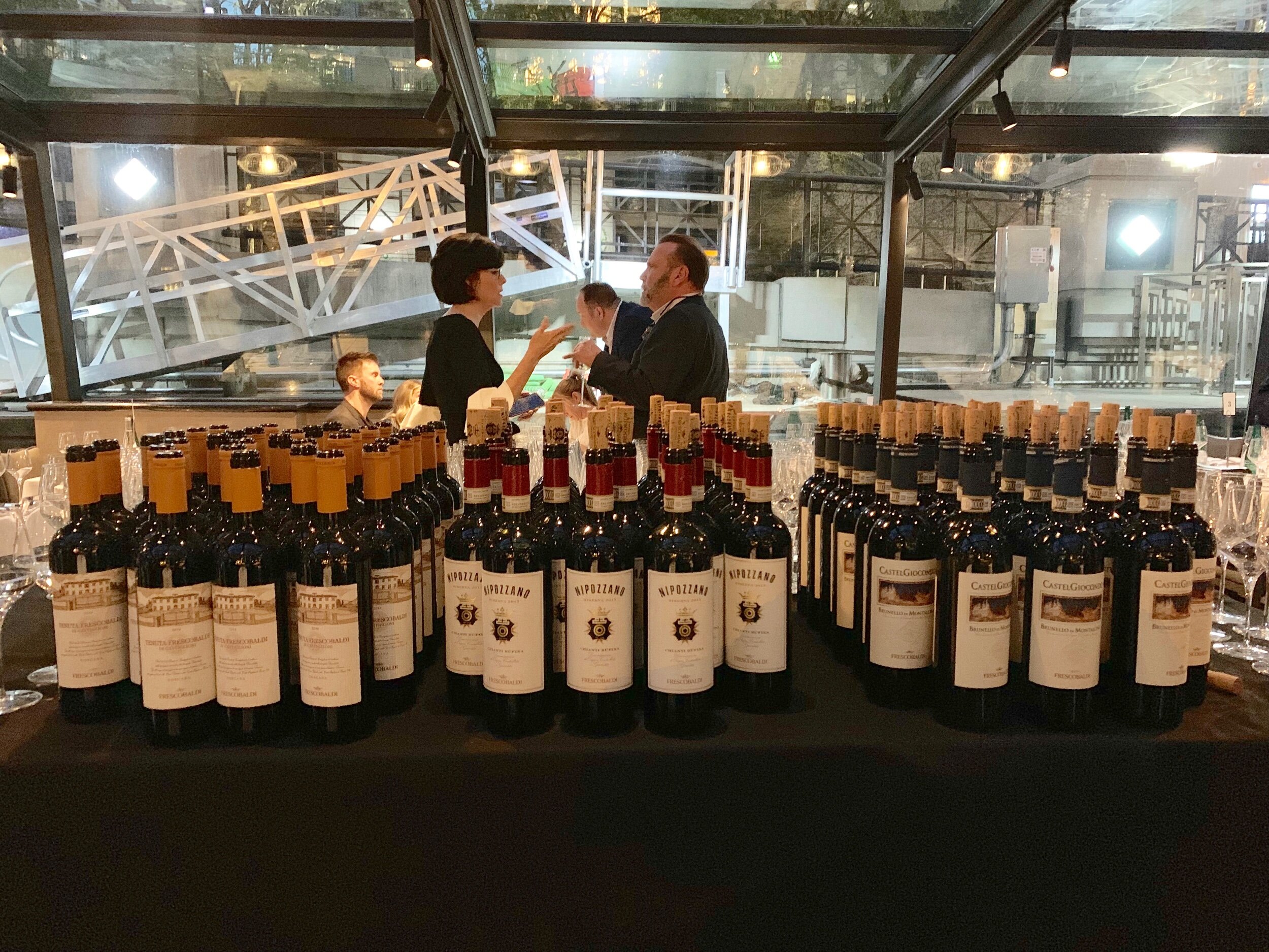 Frescobaldi wines for the evening